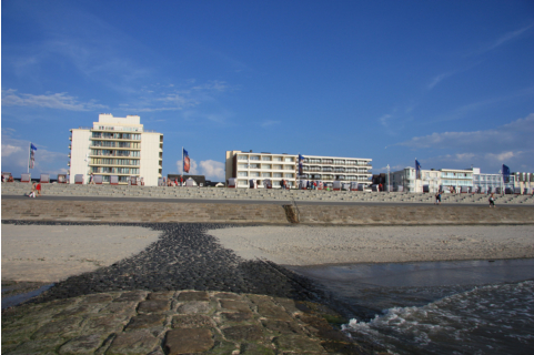 Blick vom Strand